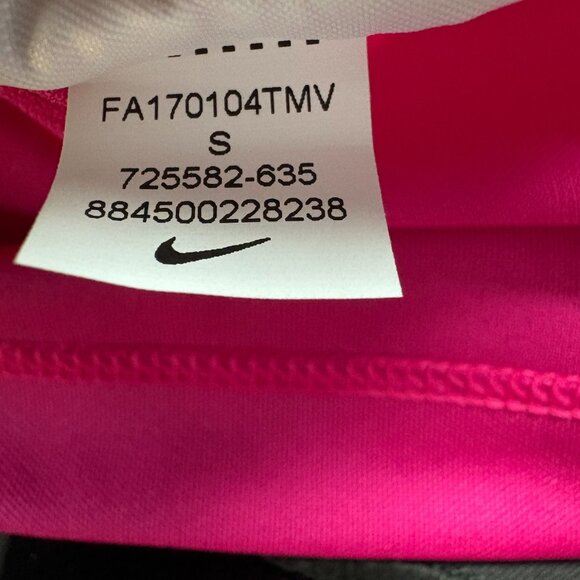 Nike Golf Womens Dri-Fit Polo Small Pink Presidents Cup Liberty Logo NEW - Picture 12 of 12